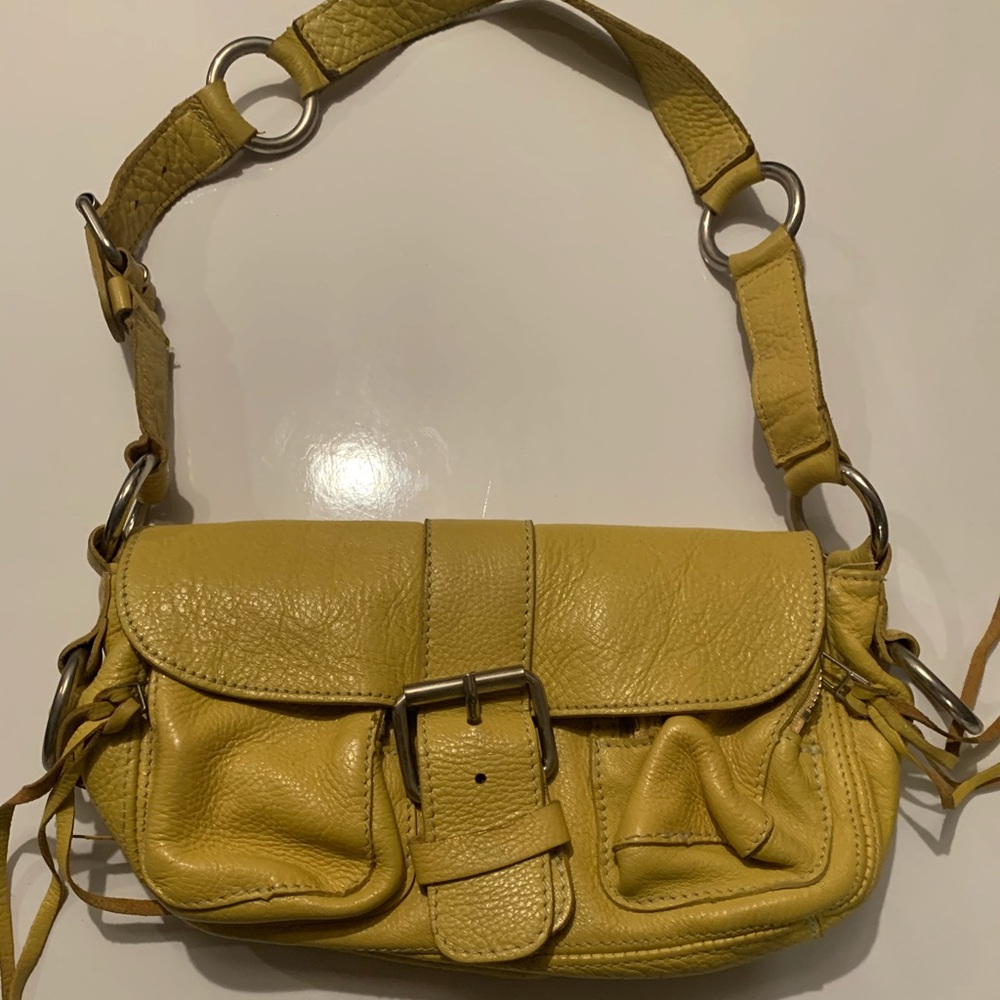 Yellow Roots purse